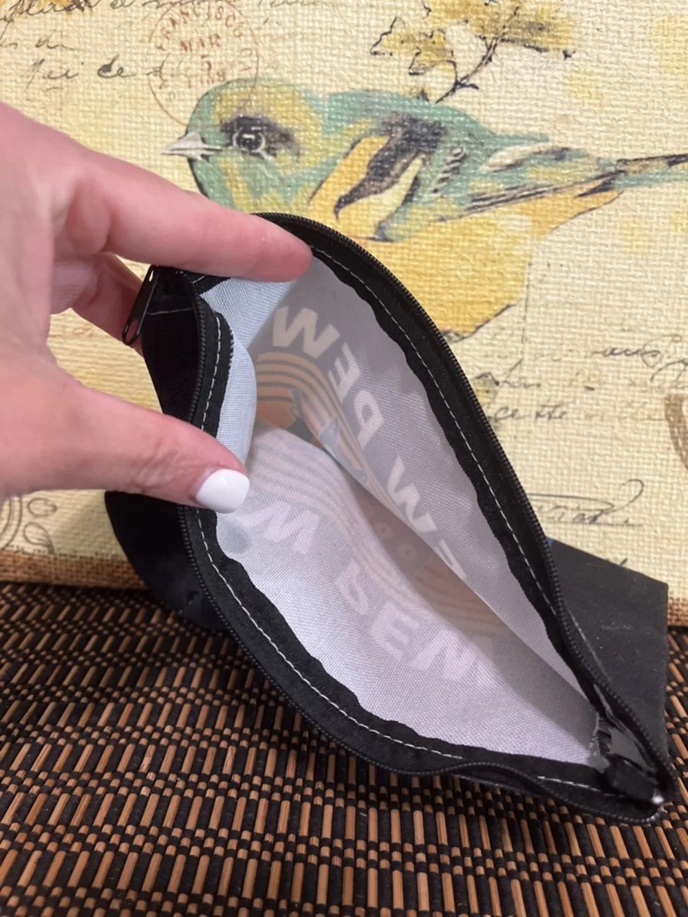 PEW PEW Black Cat Zipper Pouch - Funny Pet Cat Accessory
